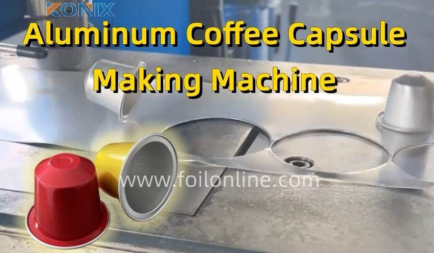 آلة صنع كبسولات القهوة المصنوعة من الألومنيوم