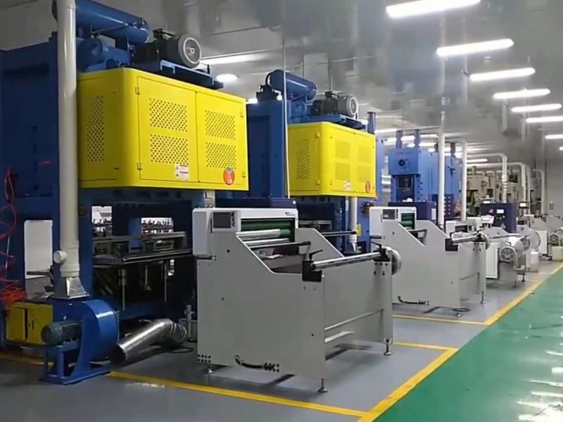 aluminum foil container making machine