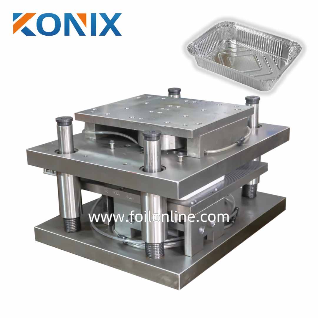 foil container mould 2 cavity aluminum container