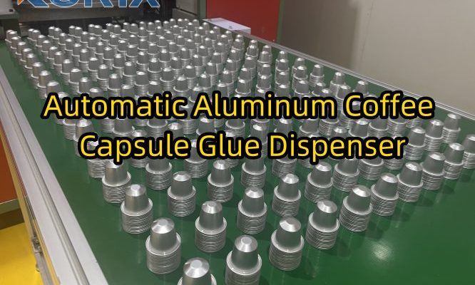 Aluminum Coffee Capsule Pod Glue Machine