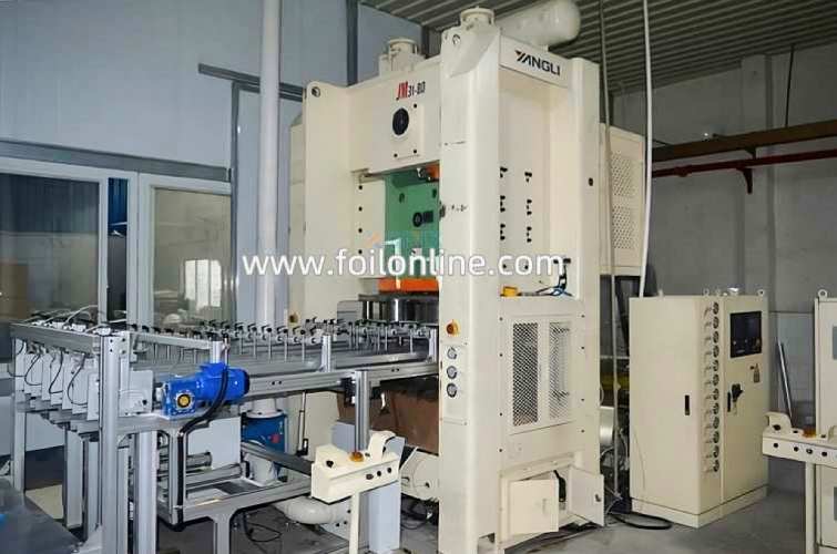 Automatic Aluminum Foil Container Making Machine H Type 80Ton